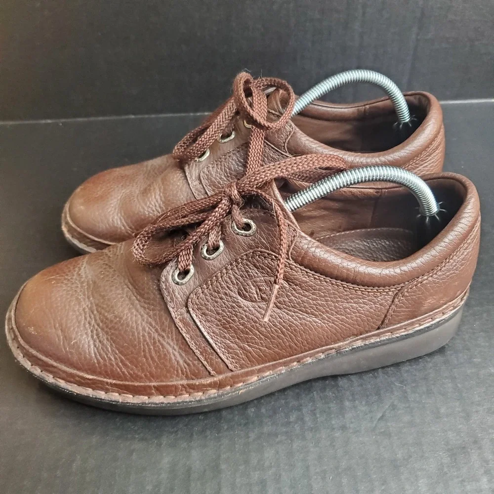 Propet Villager Men's‎ Oxford Shoe Orthotic Comfort Brown Leather 9.5 X Wide 3E